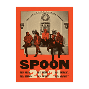 Spoon 2021 Tour Poster